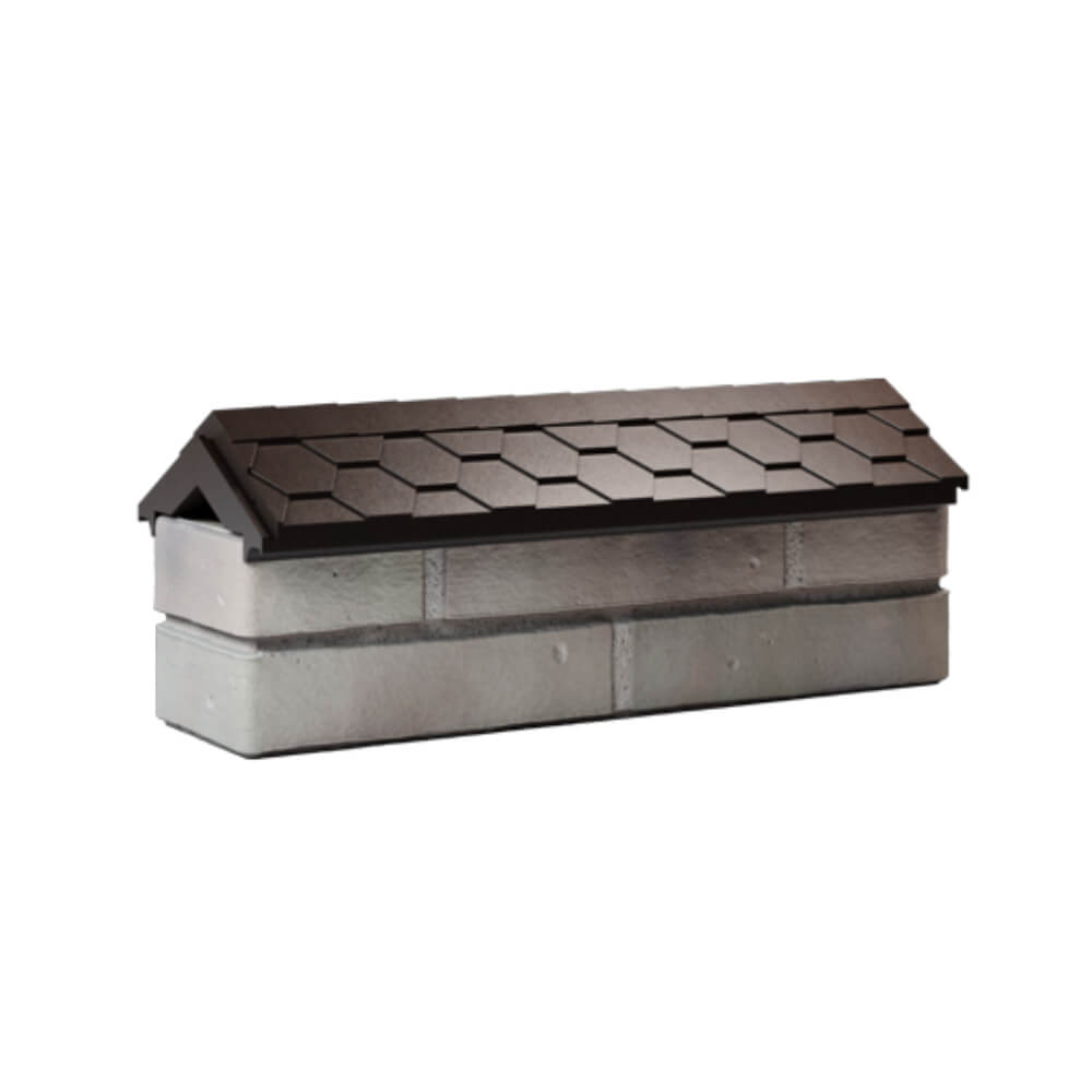 Парапет Zking Эверест Коричневый с посадкой на 0.5 кирпича (130мм) Волхов фото