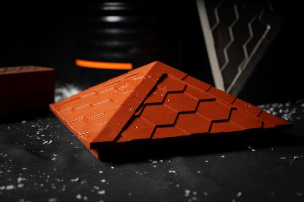 Колпак Zking Эверест Красный на столб 1.5х1.5 кирпича (390х390мм) в Волхове фото