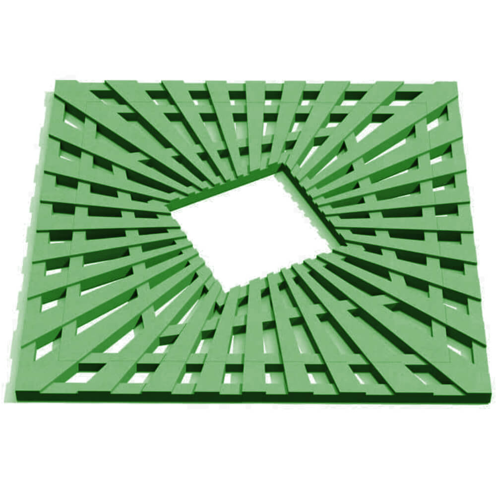 Приствольная решетка для дерева ZKING ATMOSPHERE 1.2х1.2м Зеленая Волхов фото