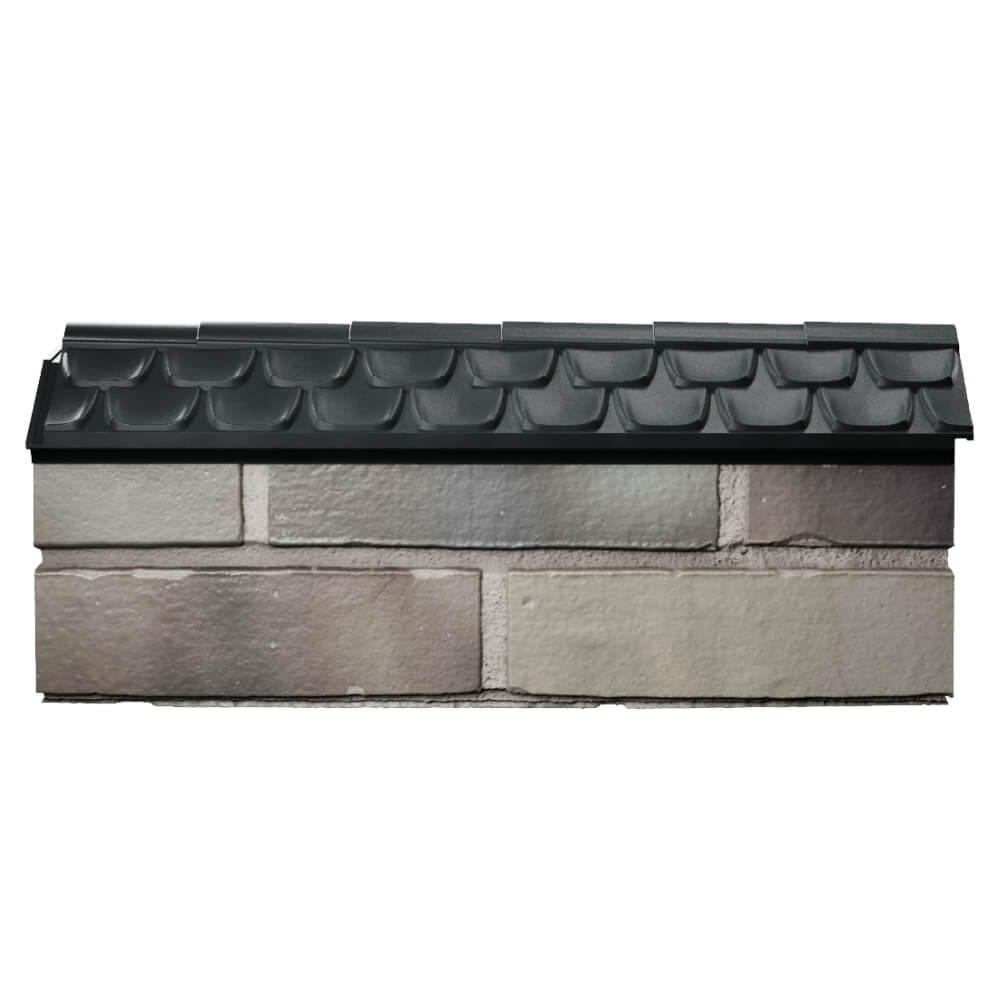 Парапет Zking Эльбрус Черный с посадкой на 0.5 кирпича (130мм) в Волхове фото