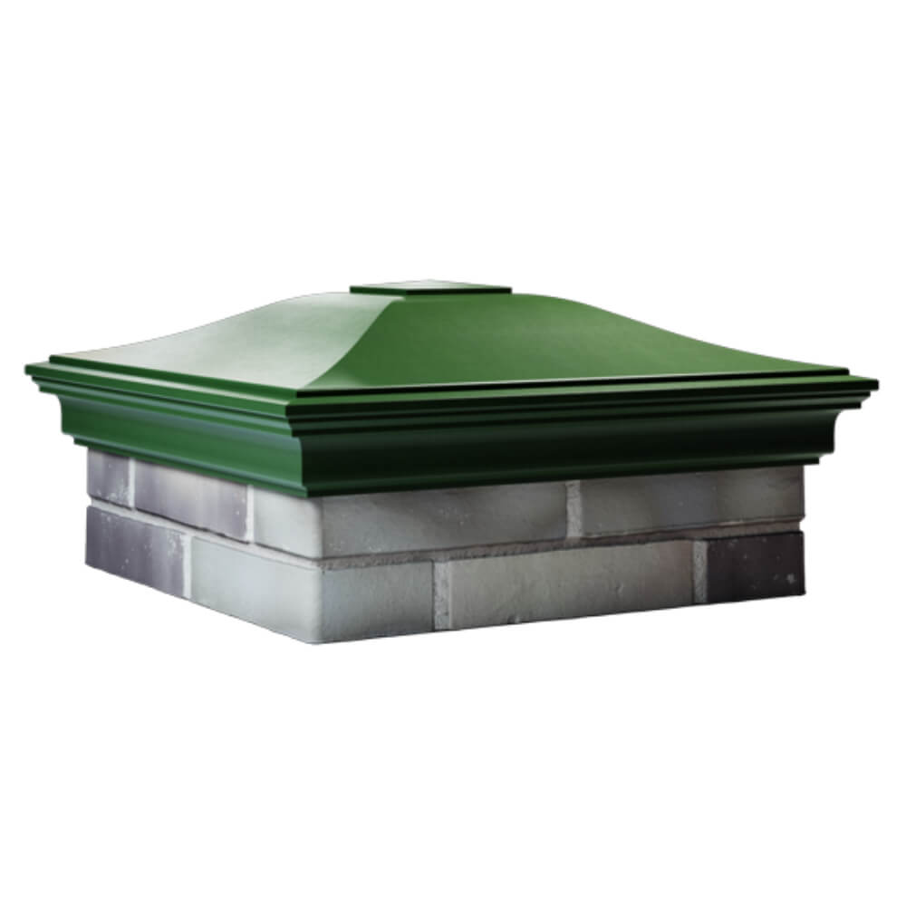 Колпак Zking Монблан Зеленый на столб 2х2 кирпича (515х515мм) в Волхове фото